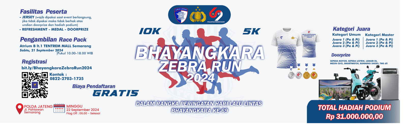 Bhayangkara Zebra Run 2024